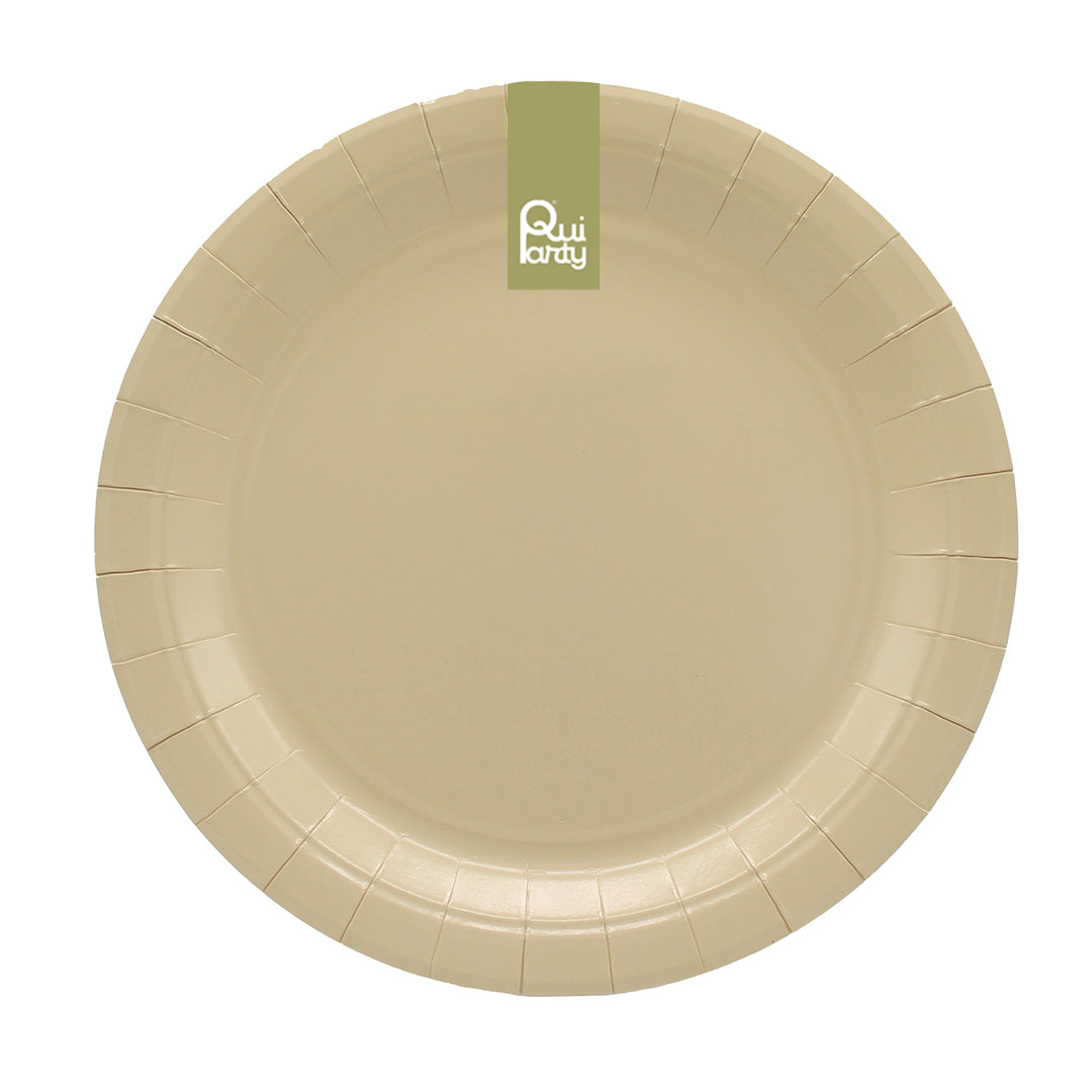 Piatto in carta 24cm Avana pz15