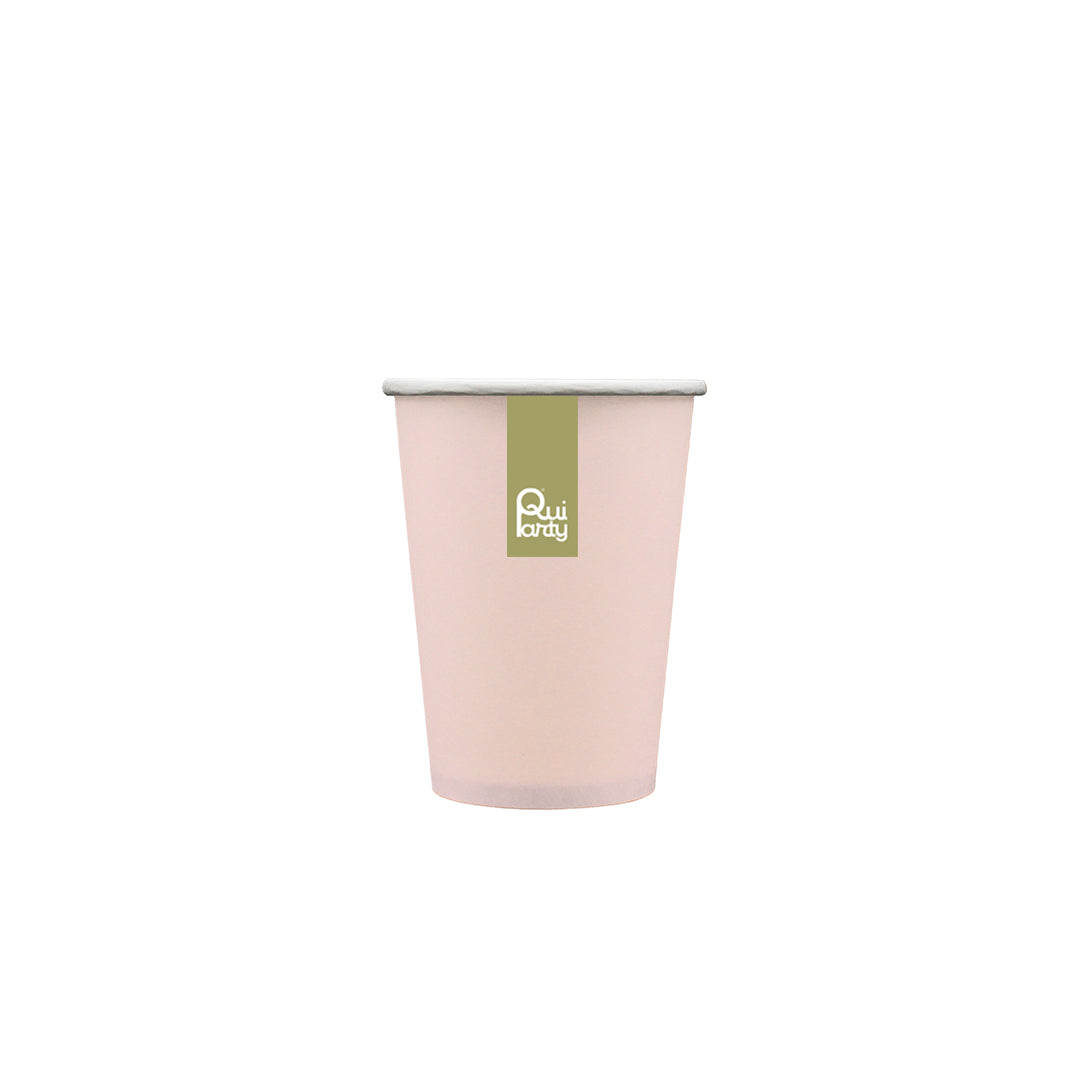 Bicchiere in carta cc250 -  Rosa chiaro - pz.15