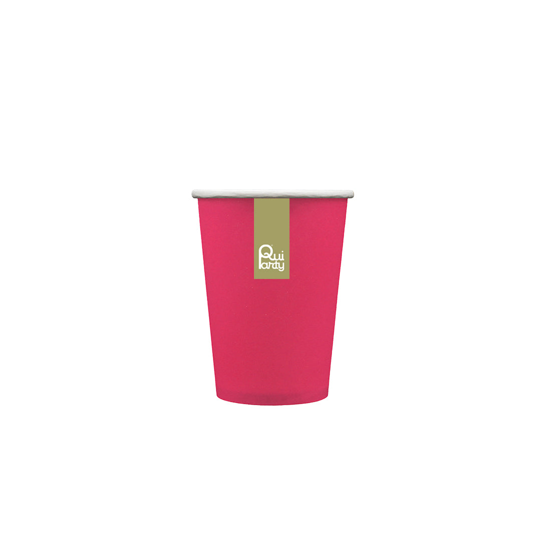 Bicchiere in carta cc250 -  Fucsia - pz.15