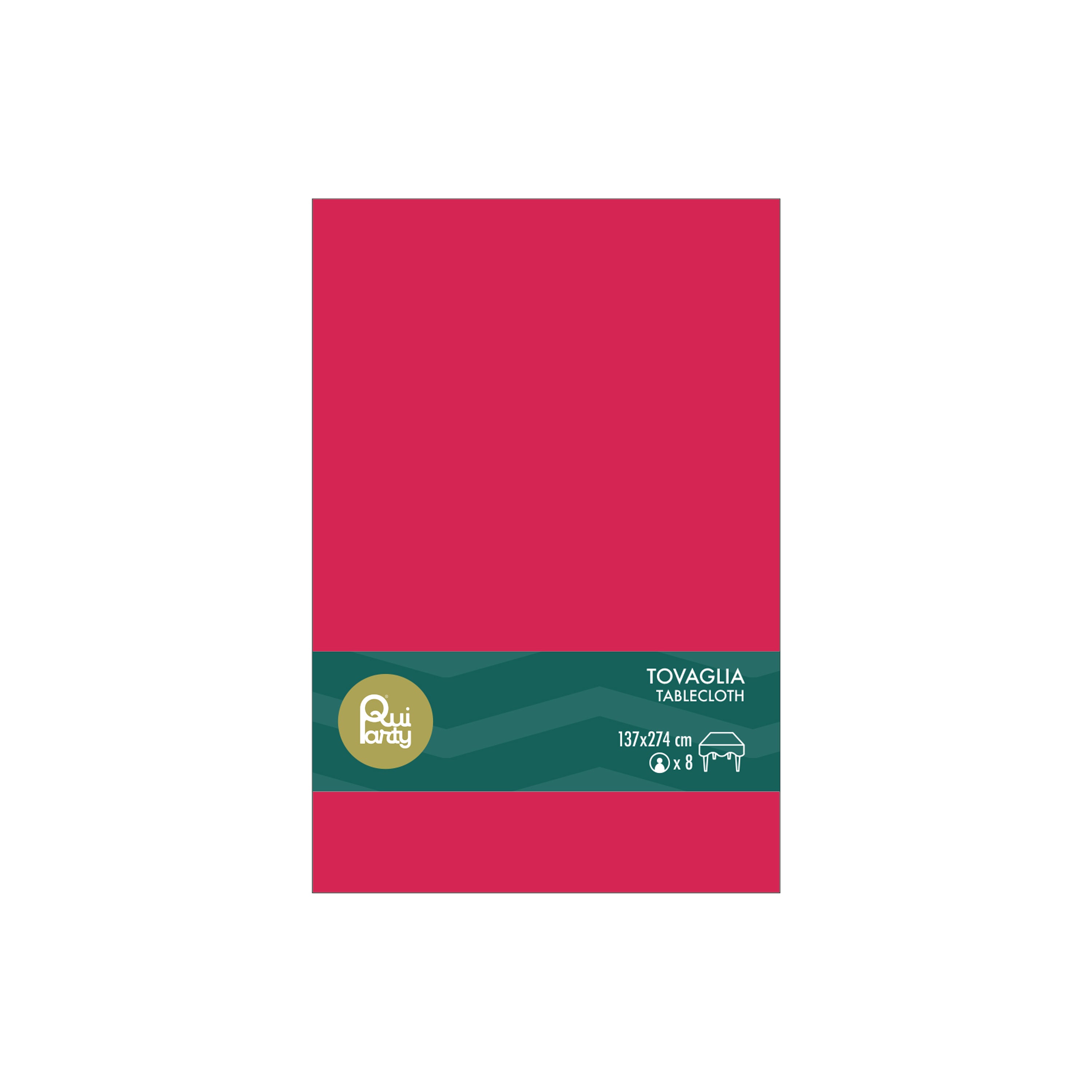 Tovaglia in plastica cm 137x274 Fucsia