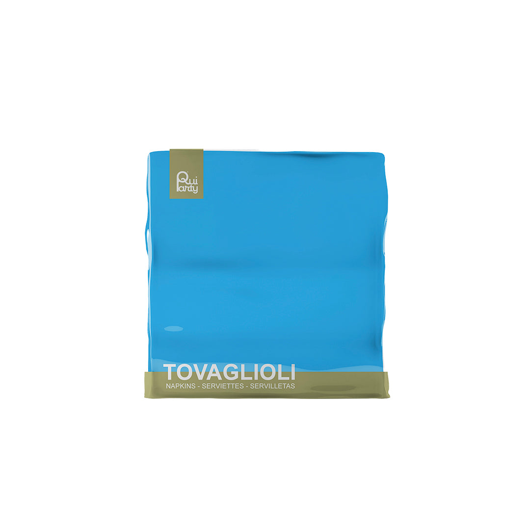 Tovagliolo cm25x25 - 2 veli - Blu elettrico - pz.50