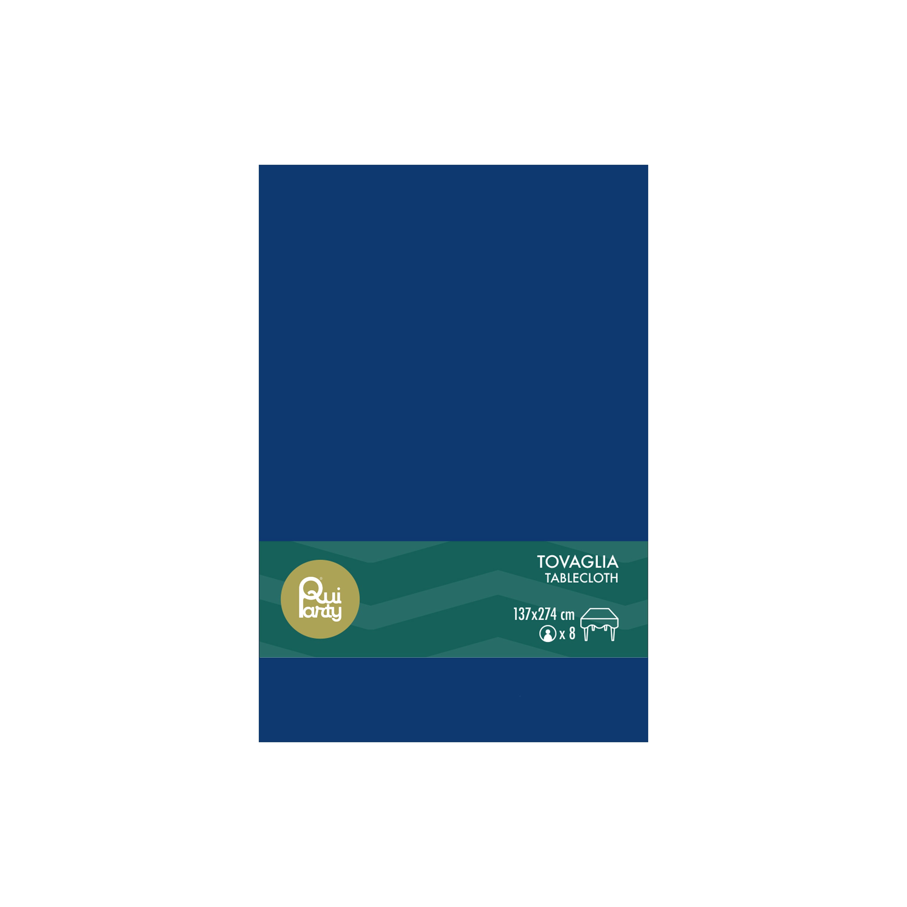 Tovaglia in plastica cm 137x274 Blù navy