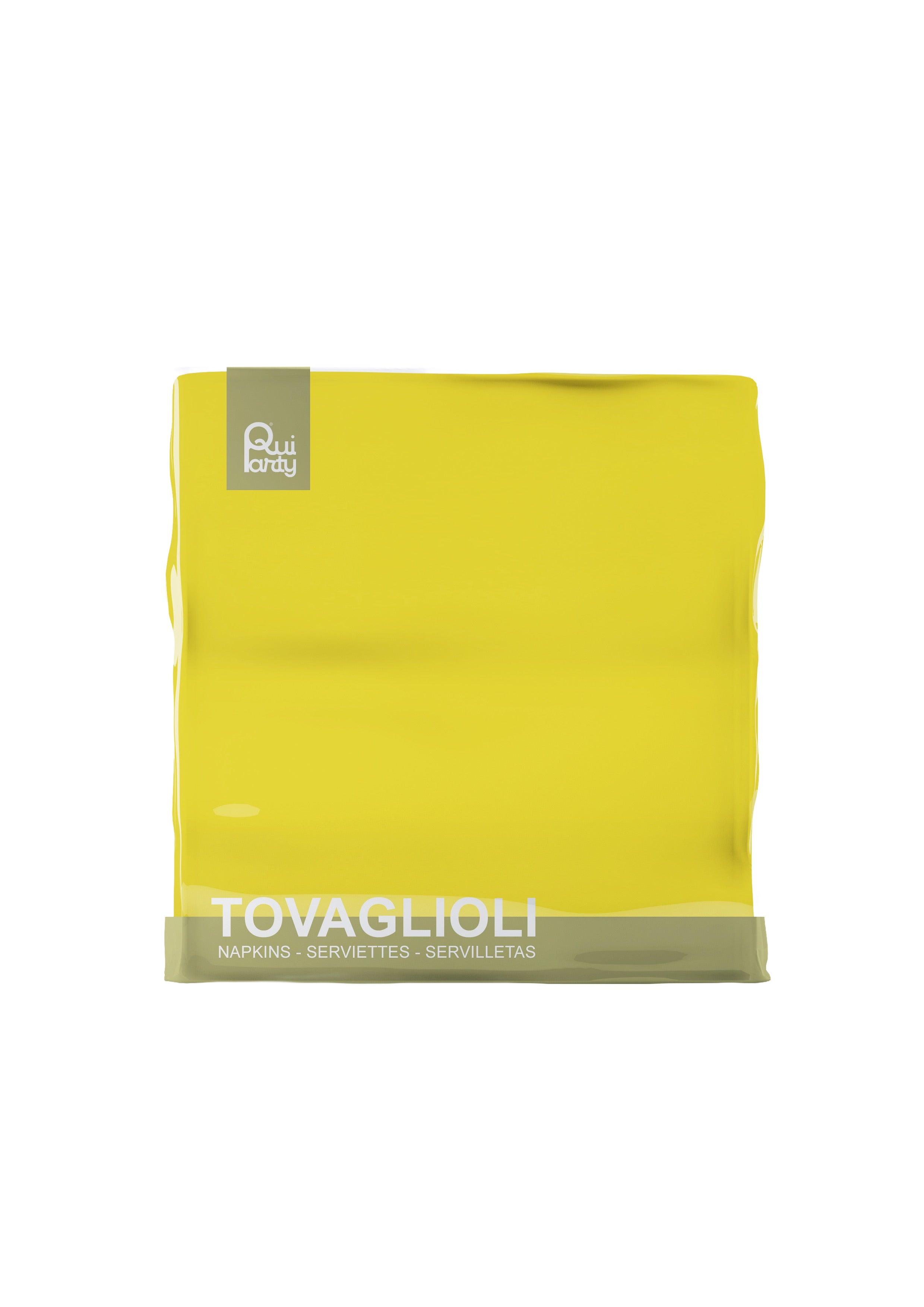 Tovagliolo cm33x33 - 2 veli - Giallo - pz.40