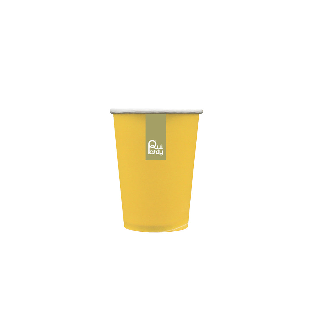 Bicchiere in carta cc250 -  Giallo mais - pz.15