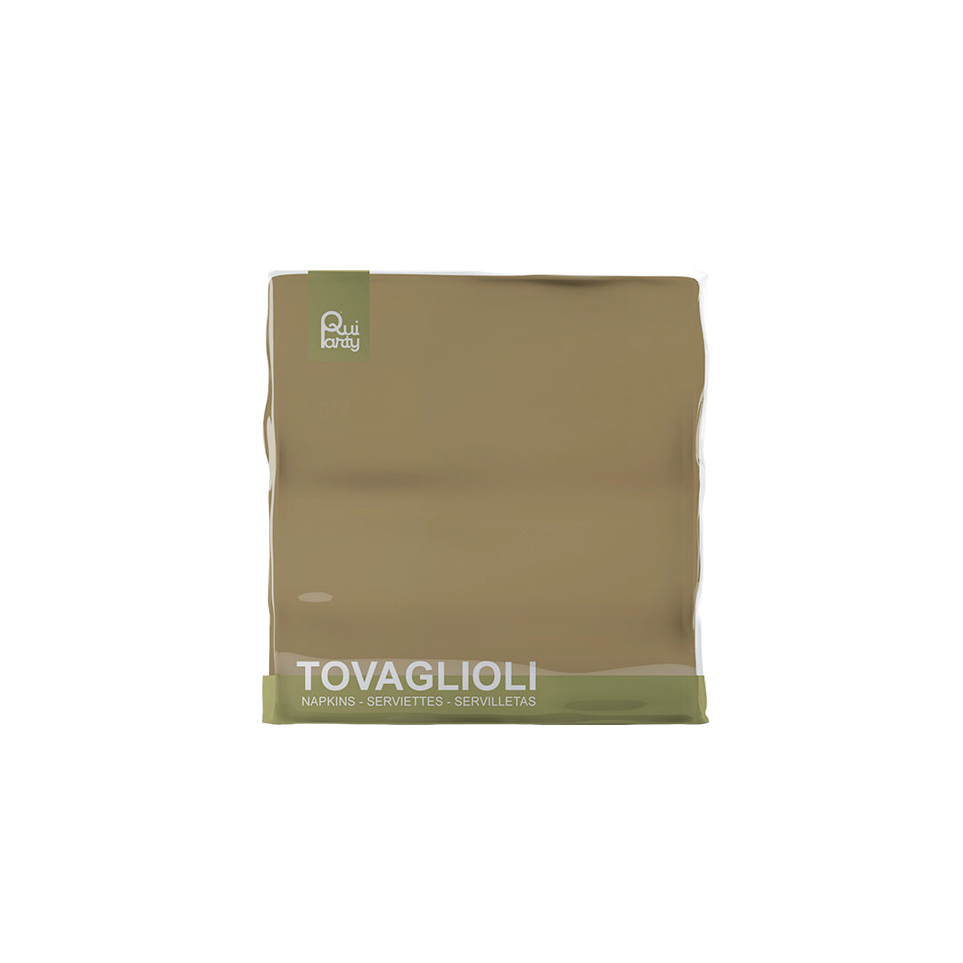 Tovagliolo cm25x25 - 2 veli - Oro - pz.50