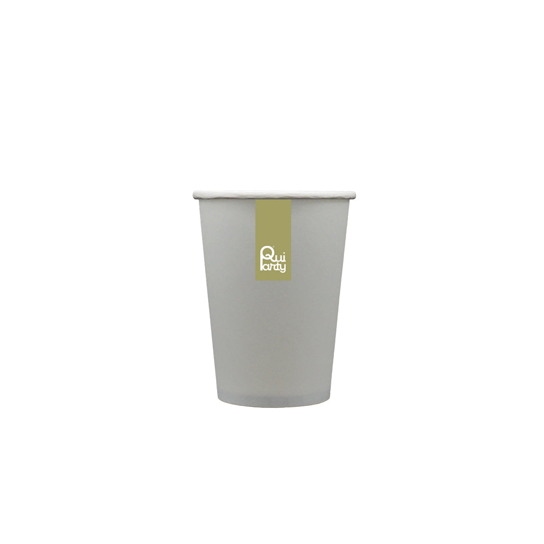 250ml paper cup - Silver - 15 pcs