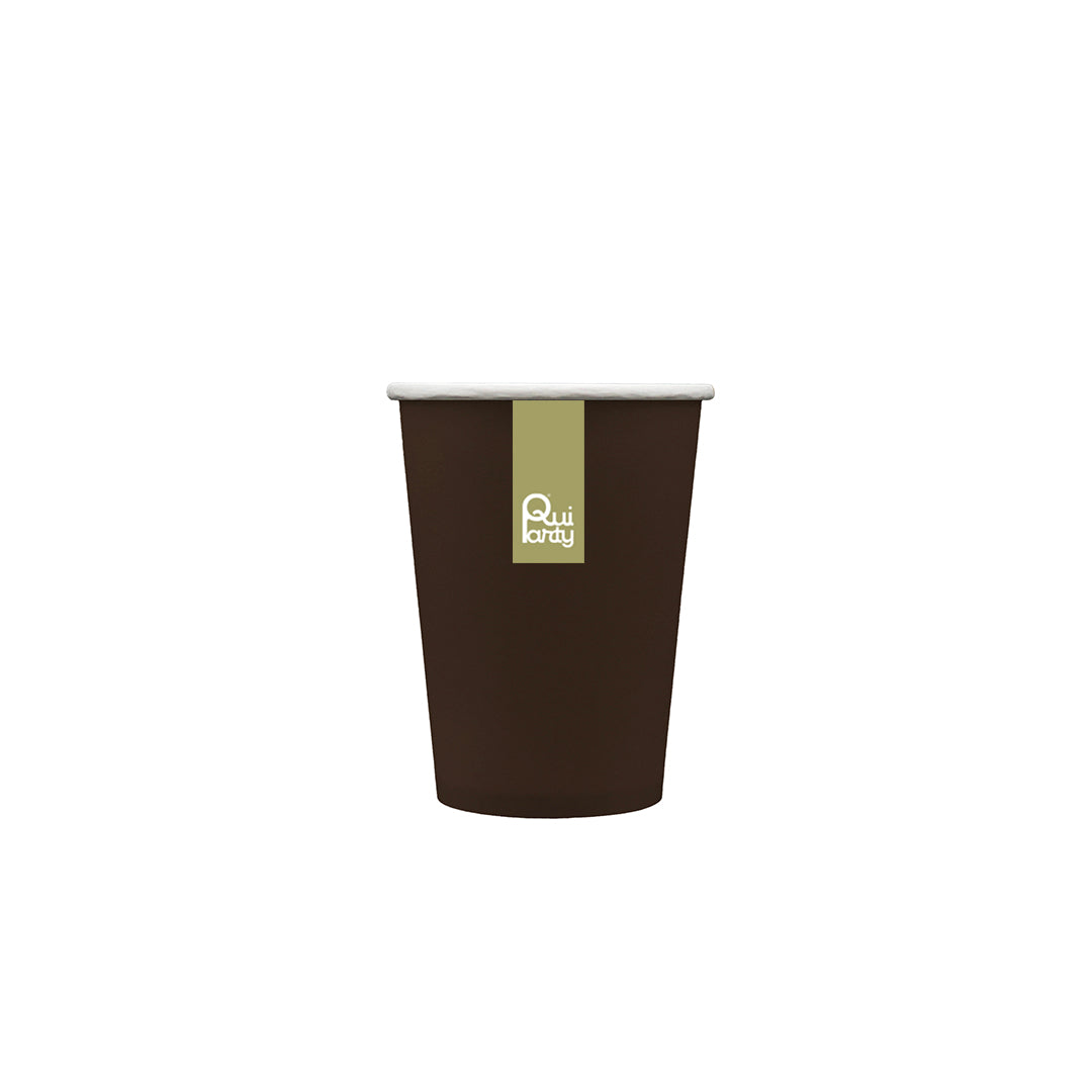 Bicchiere in carta cc250 -  Marrone - pz.15