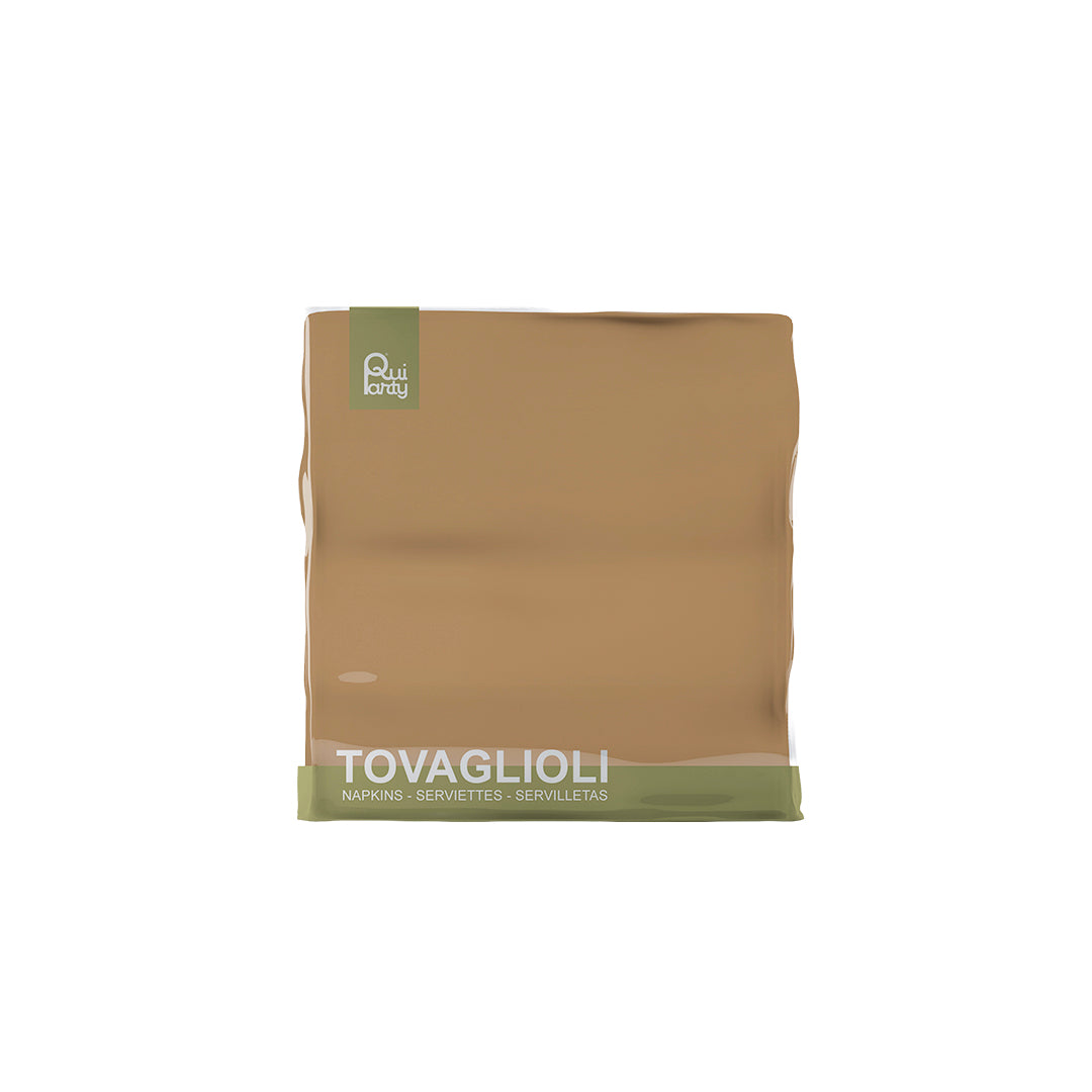 Tovagliolo cm25x25 - 2 veli - Moka - pz.50