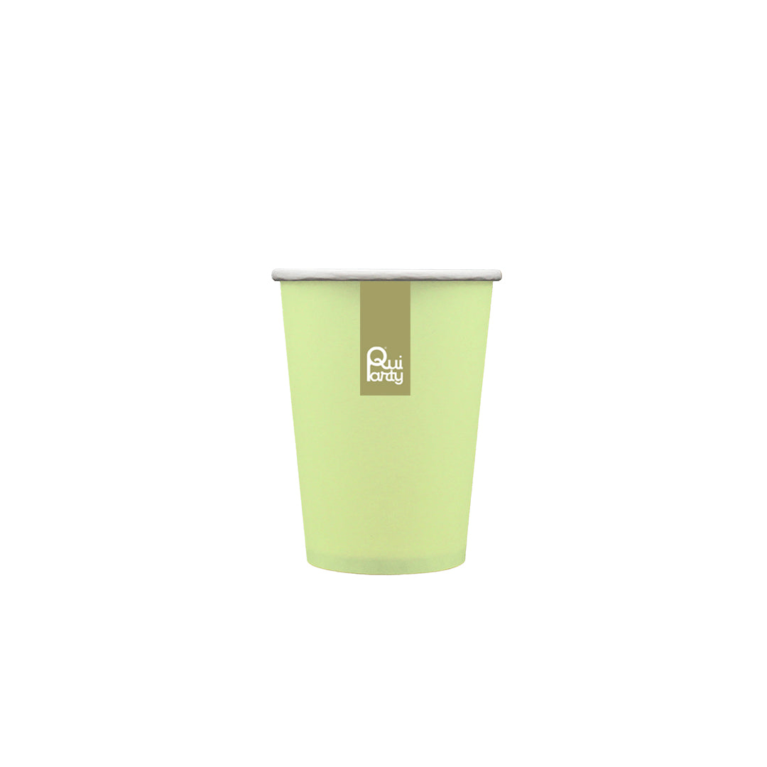 Bicchiere in carta cc250 -  Verde mela - pz.15
