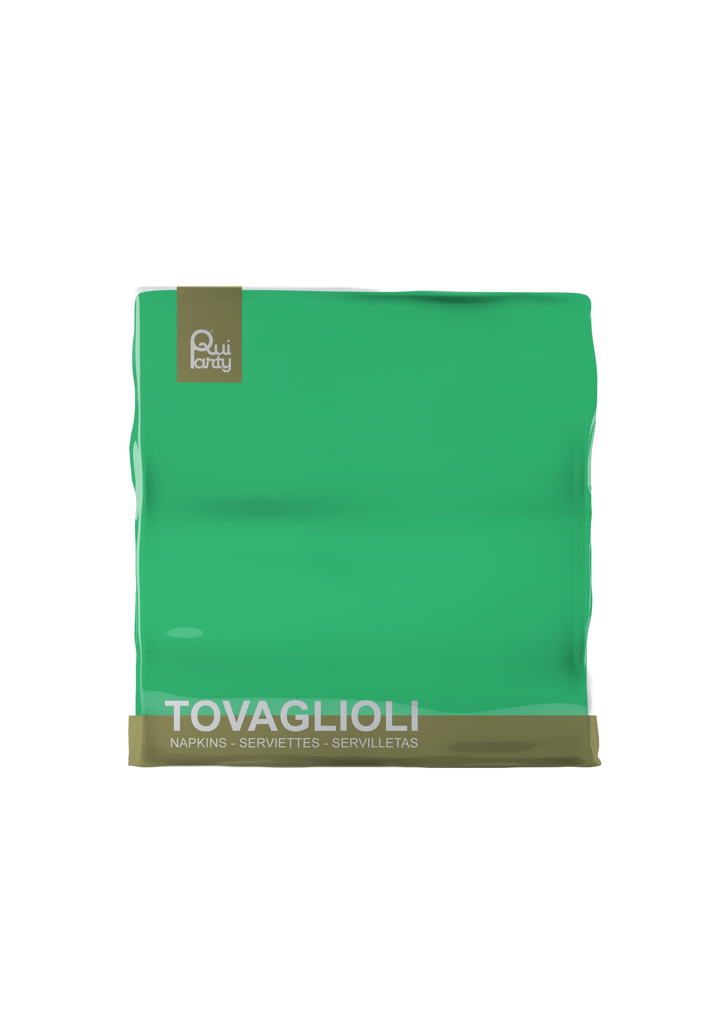 Tovagliolo cm33x33 - 2 veli - Verde - pz.40