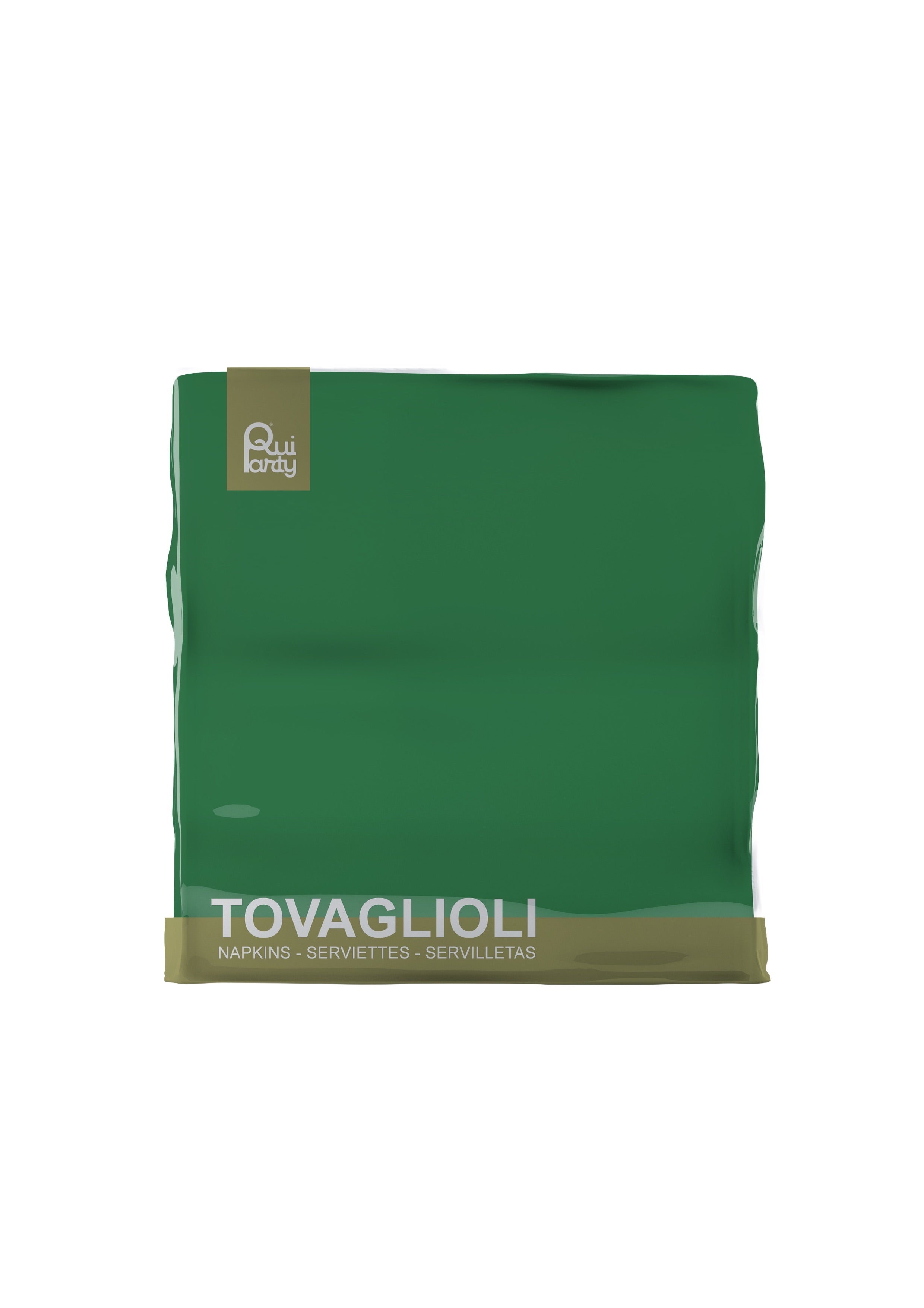 Tovagliolo cm33x33 - 2 veli - Verde scuro - pz.40