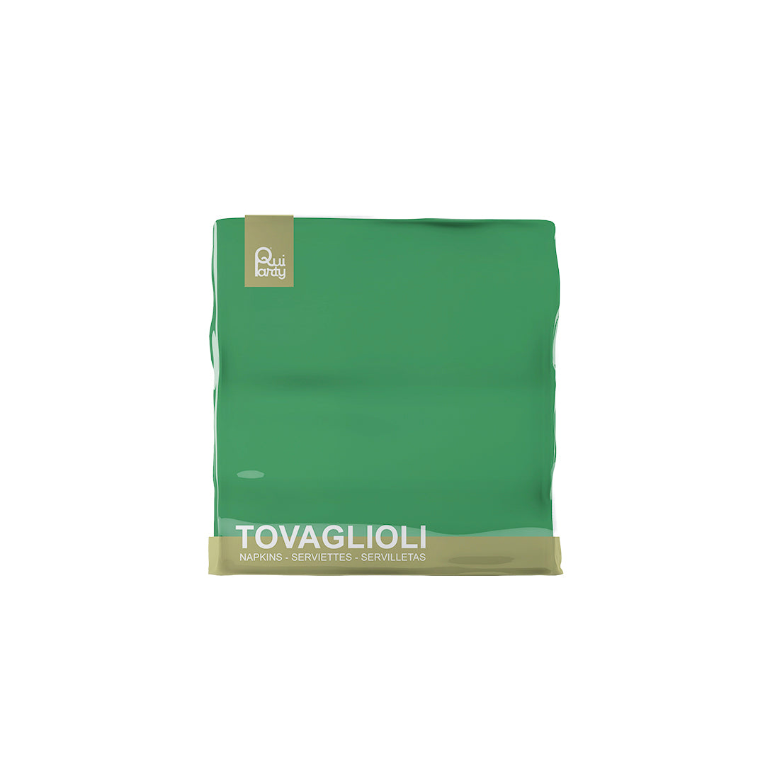 Tovagliolo cm25x25 - 2 veli - Verde scuro - pz.50