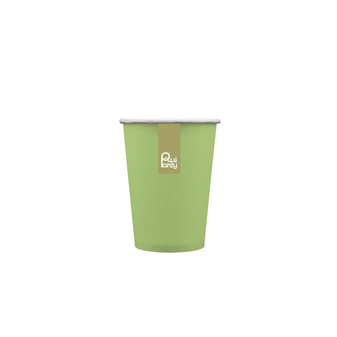 Bicchiere in carta cc250 -  Verde salvia - pz.15