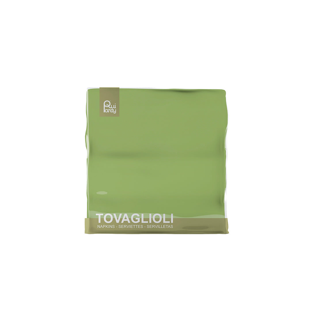 Tovagliolo cm25x25 - 2 veli - Verde salvia - pz.50