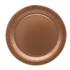 Piatto in carta 24cm - Rosa gold- pz.15