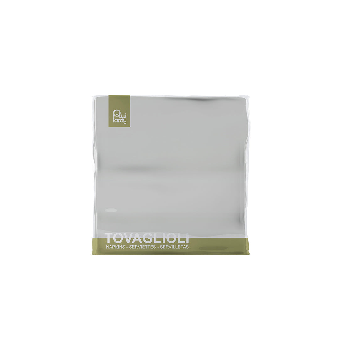 Tovagliolo cm25x25 - 2 veli - Grigio freddo - pz.50