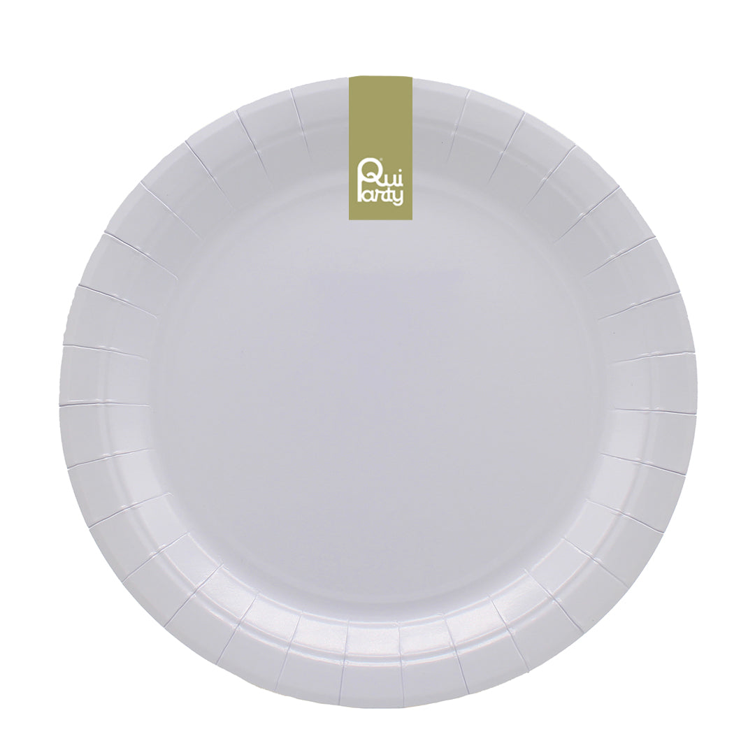 Piatto in carta 24cm - Lilla - pz.15