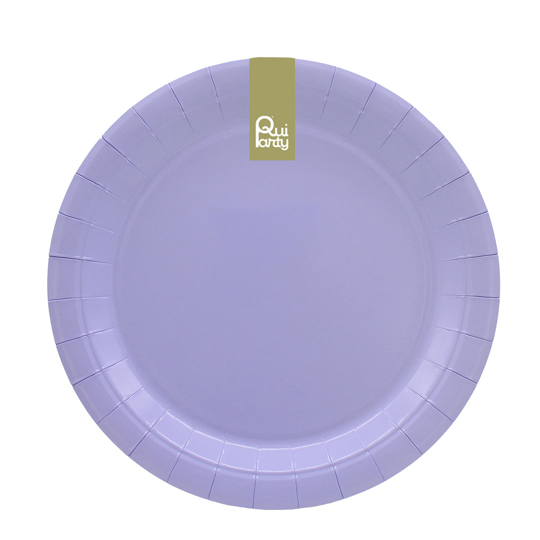 Piatto in carta 24cm - Lavanda - pz.15