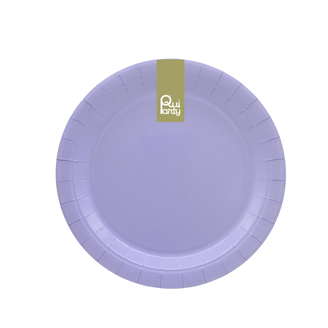 Piatto in carta 18cm - Lavanda - pz.15