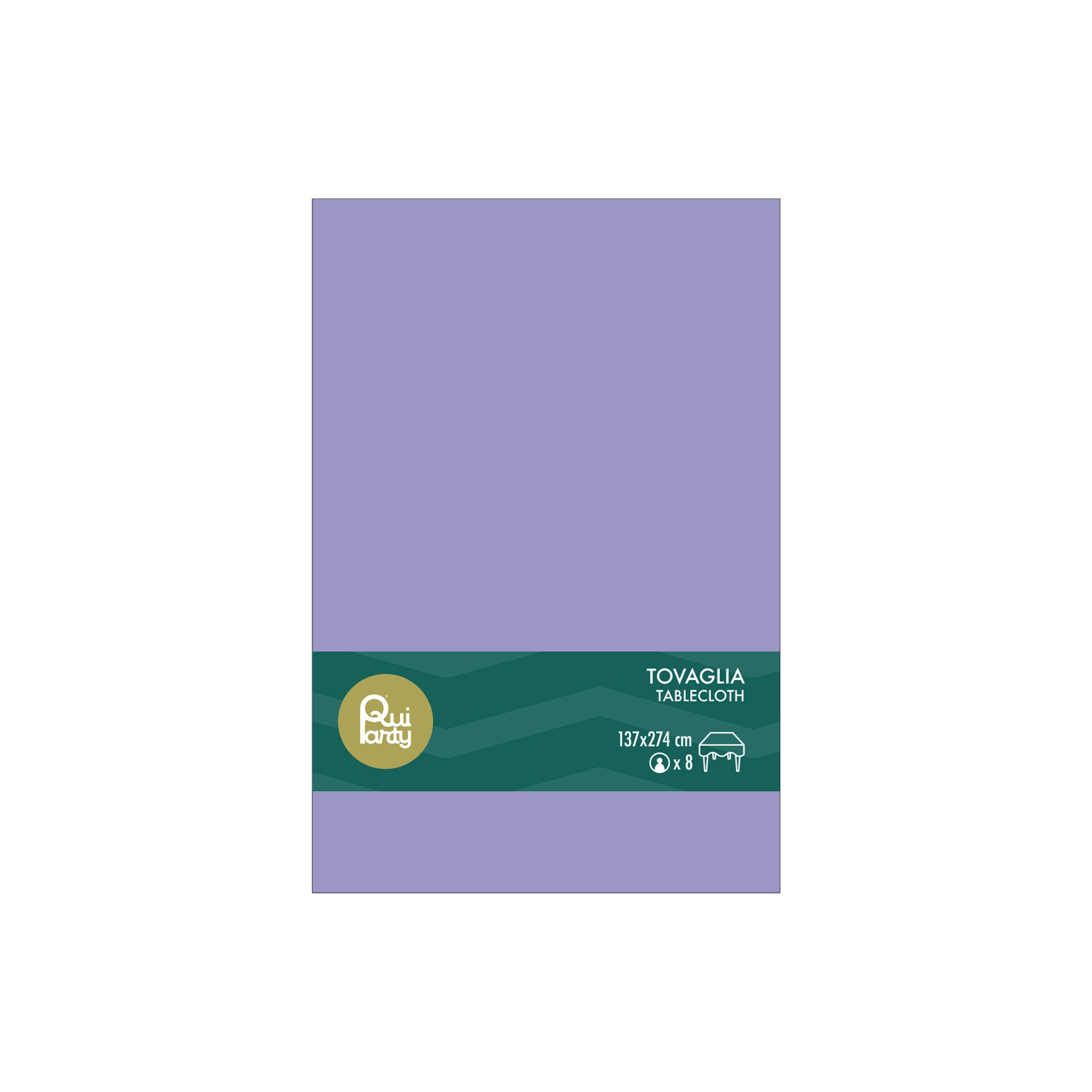 Tovaglia in plastica cm 137x274 Lavanda