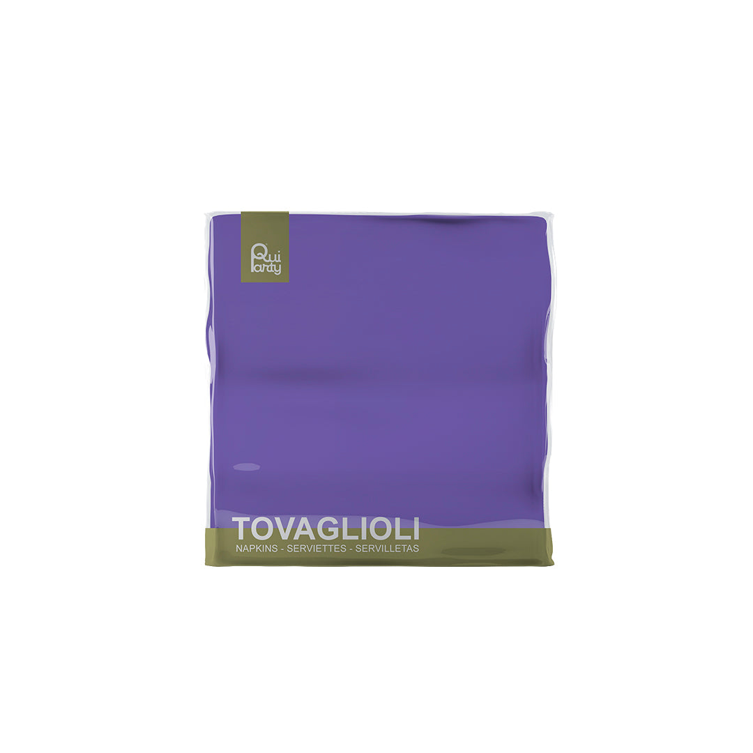 Tovagliolo cm25x25 - 2 veli - Viola - pz.50