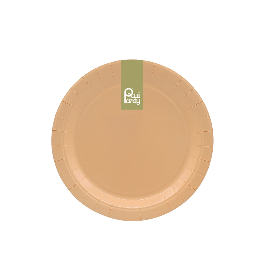 Piatto in carta 18cm - Pesca - pz.15