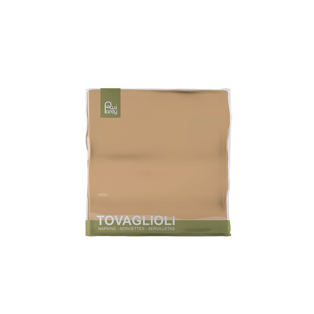 Tovagliolo cm25x25 - 2 veli - Pesca - pz.50