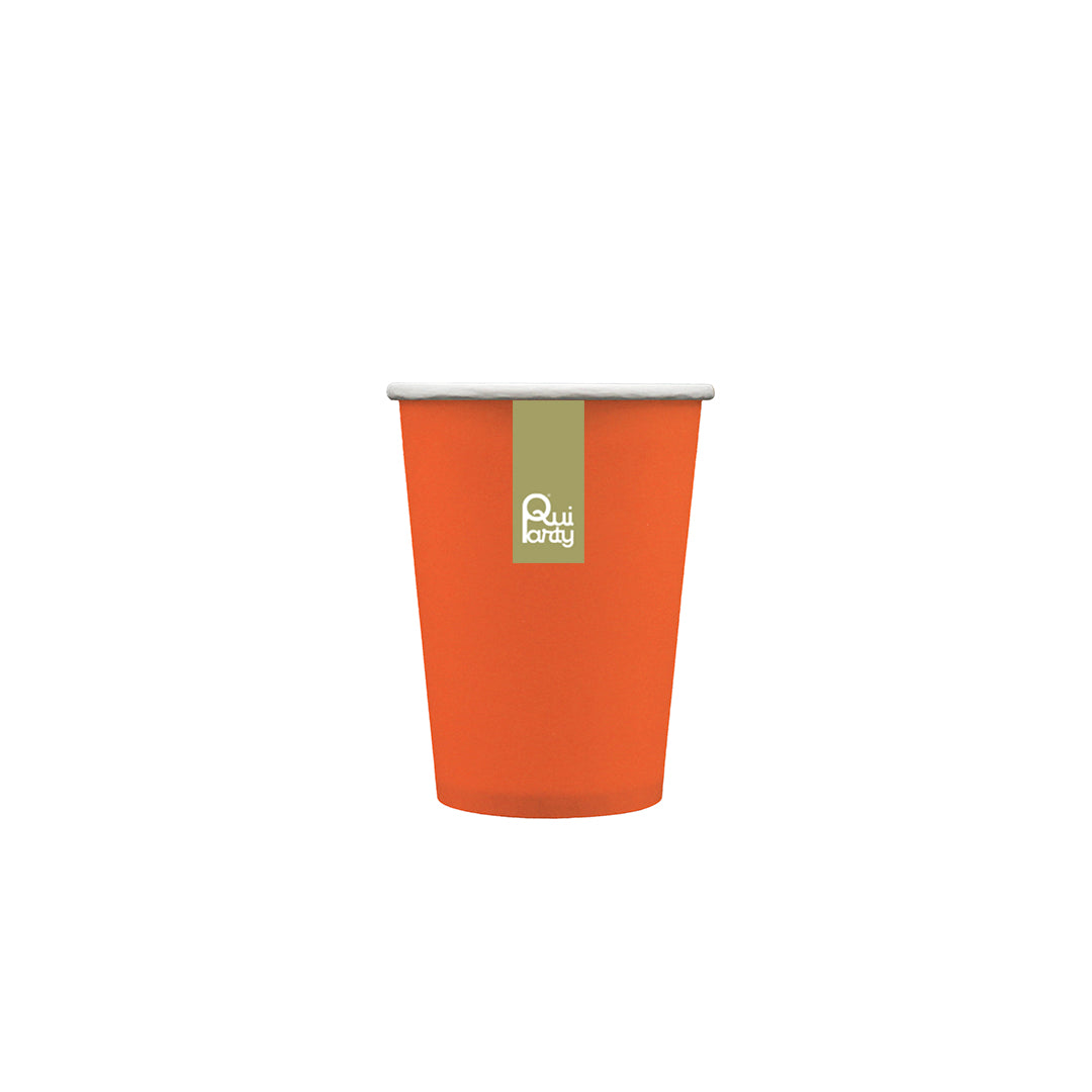 Bicchiere in carta cc250 - Arancione - pz.15