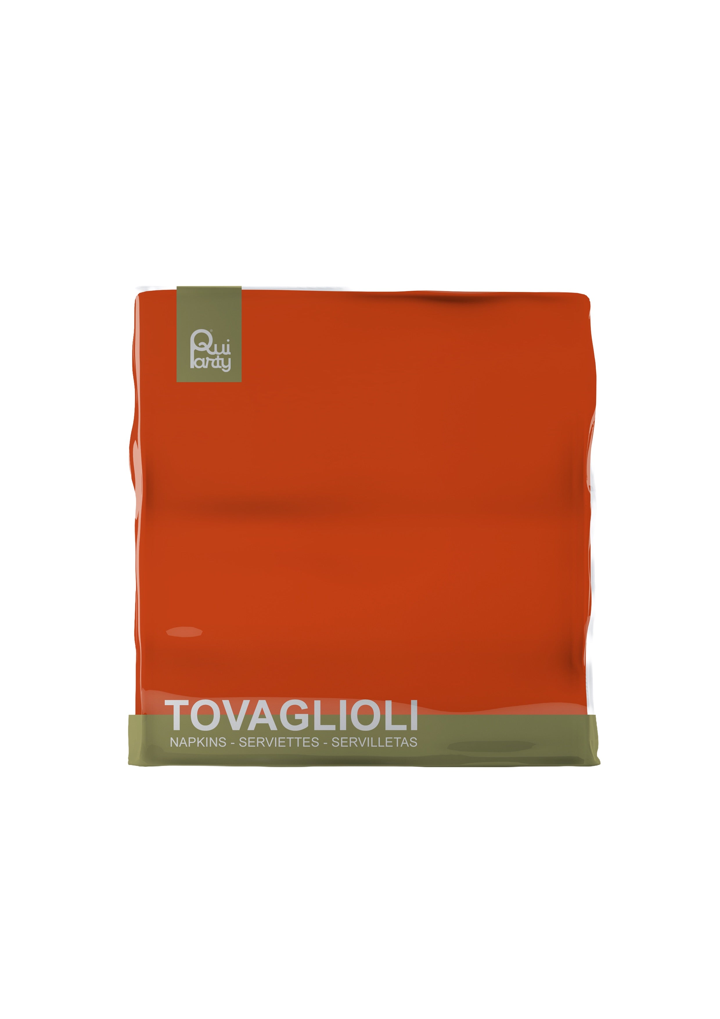 Tovagliolo cm33x33 - 2 veli - Arancione - pz.40