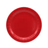 Piatto in carta 24cm - Rosso scuro - pz.15