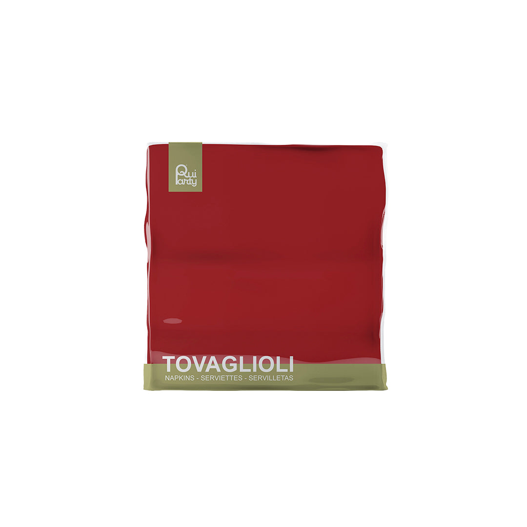 Tovagliolo cm25x25 - 2 veli - Bordeaux - pz.50