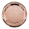 Piatto in carta 24cm - Rosa Gold Metal - pz.15