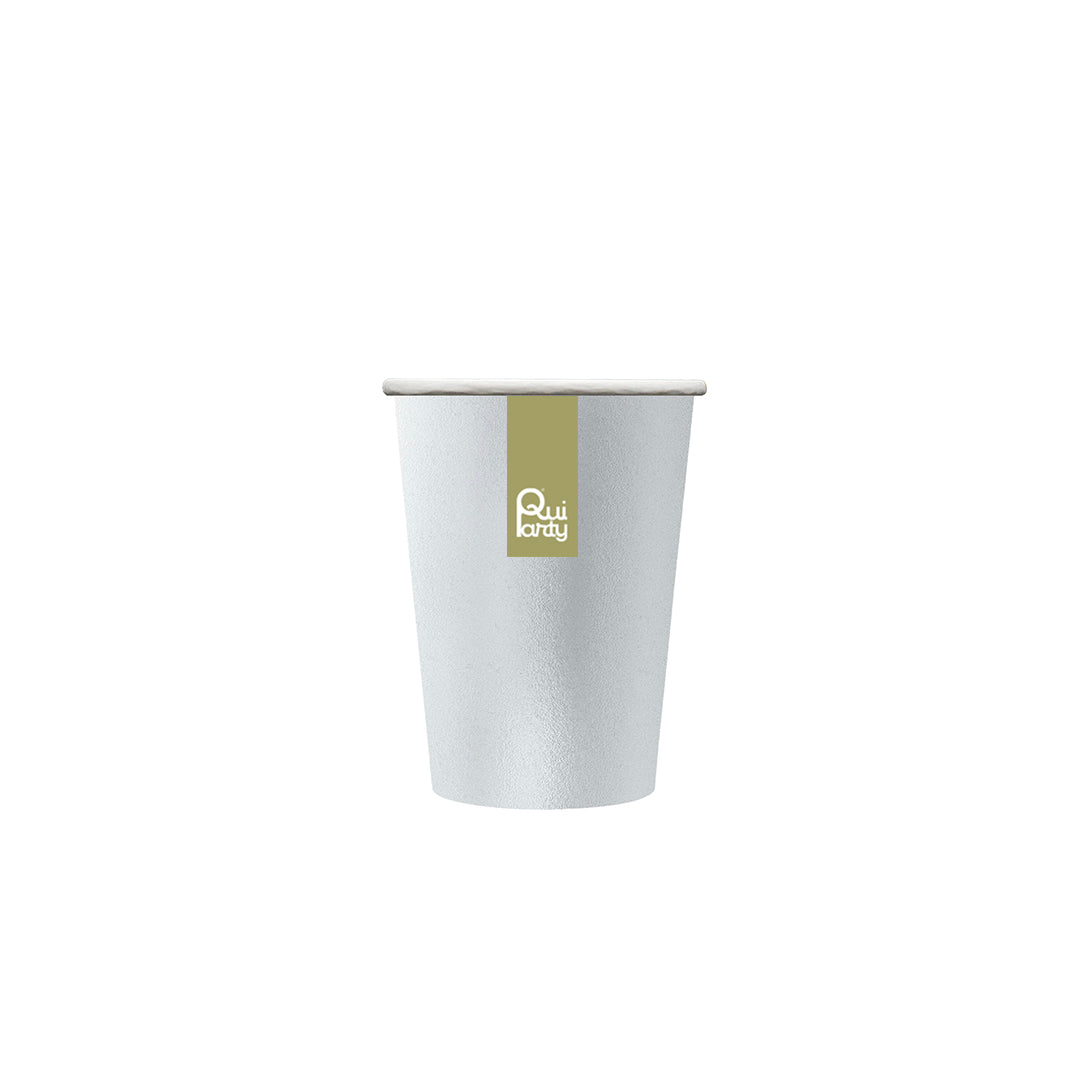 Bicchiere in carta cc250 - Argento Metal - pz.15