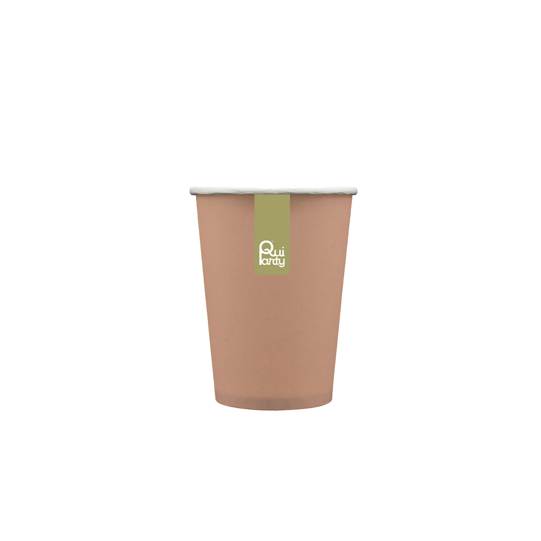 Bicchiere in carta cc250 - Terracotta - pz.15