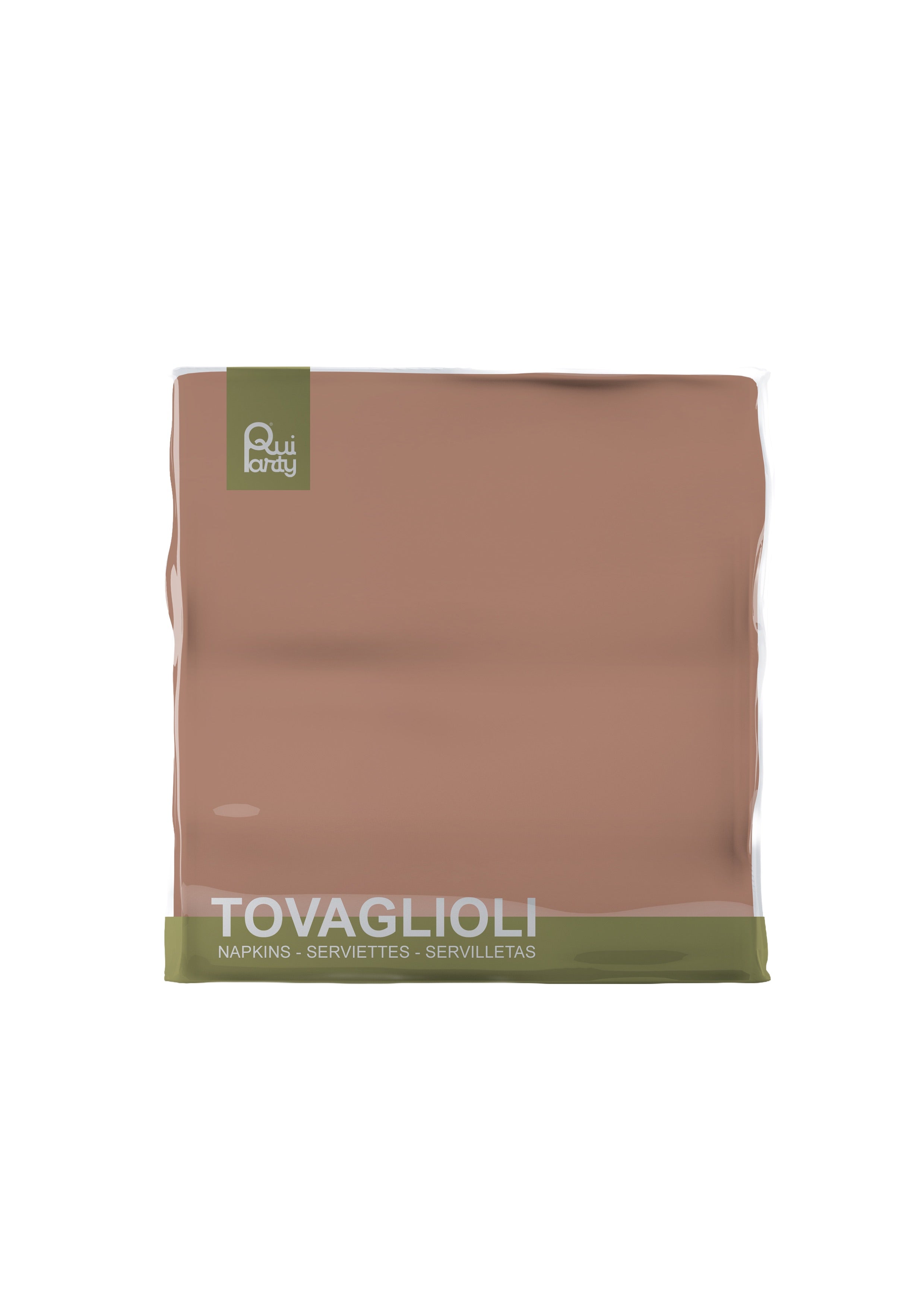 Tovagliolo cm33x33 - 2 veli - Terracotta - pz.40