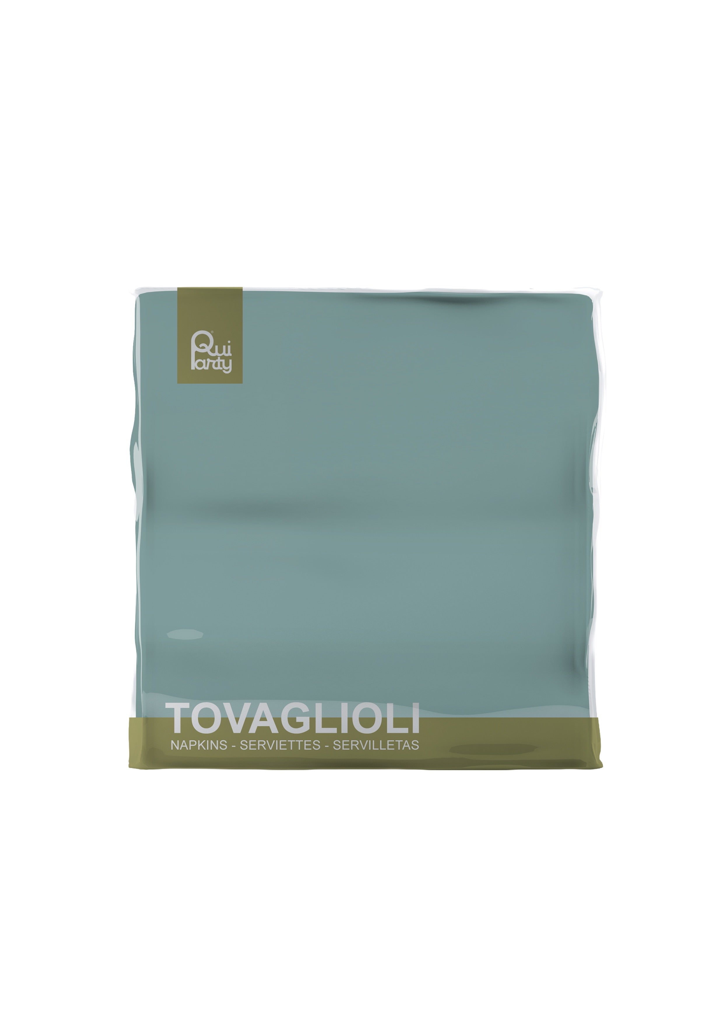 Tovagliolo cm33x33 - 2 veli - Verde polvere - pz.40