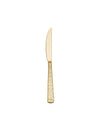 Coltello in plastica Glamour cm 19 pz.12 - Oro metal