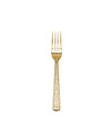 Forchetta in plastica Glamour cm 18,8 pz.12 - Oro metal