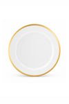 Piatto in plastica Cristal Chic cm 19 pz.6 - Cristal-Oro metal