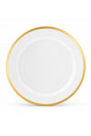 Piatto in plastica Cristal Chic cm 25,5 pz.6 - Cristal-Oro metal