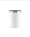 Bicchiere in plastica Chic cc 250 pz. 6 - Bianco-Argento metal