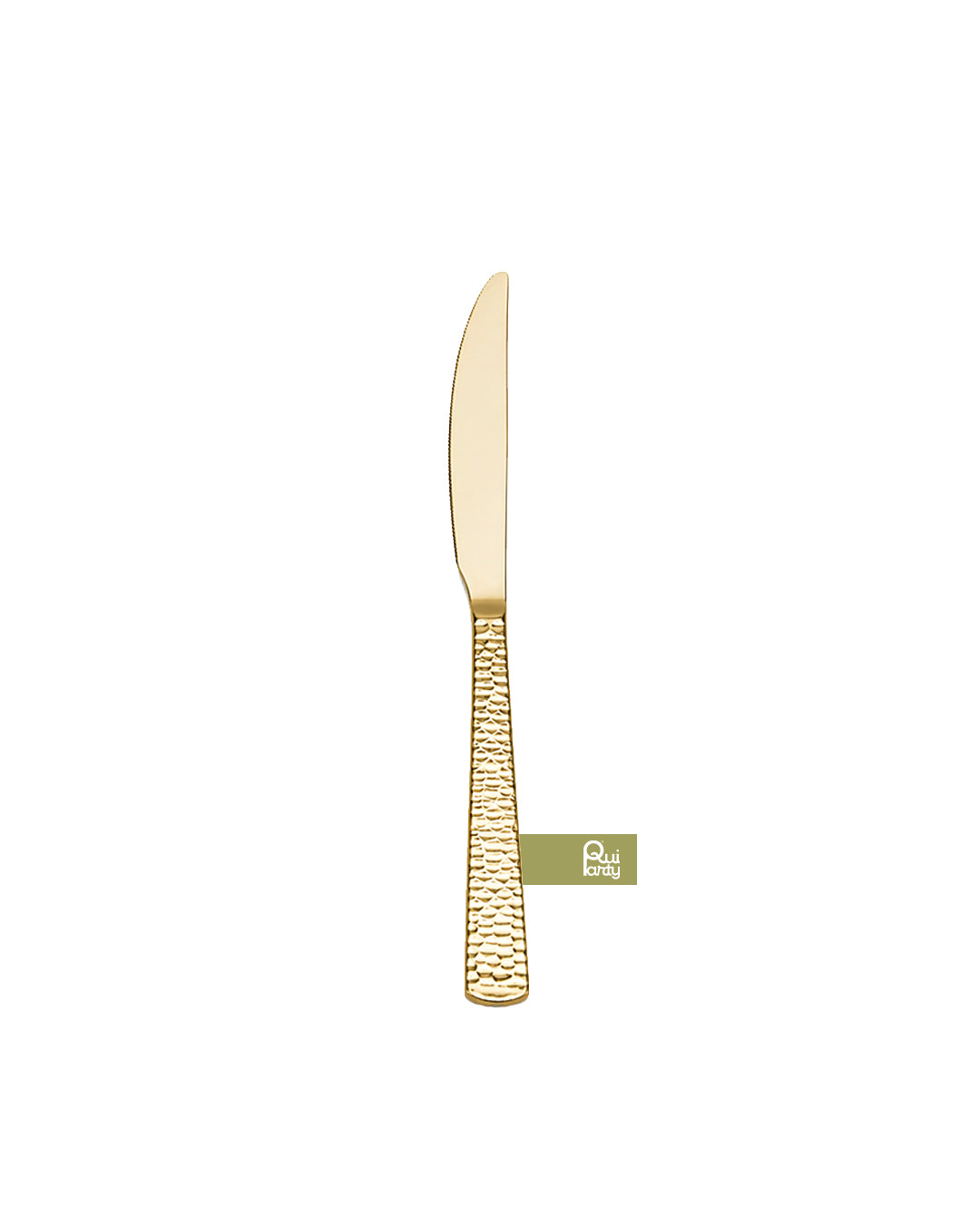 Coltello in plastica Glamour cm 19 pz.12 - Oro metal