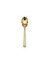 Cucchiaino in plastica Glamour cm 15,4 pz.12 - Oro metal