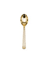 Cucchiaio in plastica Glamour cm 17,5 pz.12 - Oro metal